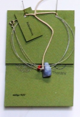 Jo Crystal Therapy Κόσμημα Κρυσταλλοθεραπείας χαλκηδόνιος μενταγιόν SKU 99087