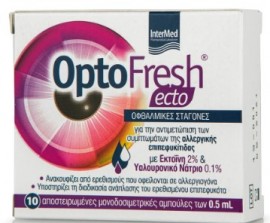 Intermed  Optofresh Ecto Eye Drops Οφθαλμικές Σταγόνες Κατά Της Επιπεφυκίτιδας 10x0,5ml