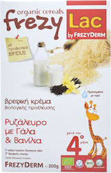 Frezylac Βρεφική Κρέμα Ρυζάλευρο µε Γάλα & Βανίλια χωρίς Γλουτένη 4m+ 200gr