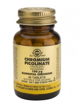 SOLGAR Chromium Picolinate 100mg  90Tabs