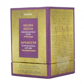 Korres Golden Krocus Ελιξήριο Νεότητας με Χρυσό Κρόκο Πρόσωπο-Λαιμό για Όλους τους Τύπους Επιδερμίδας, 30ml