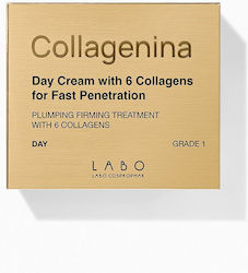 Collagenina Day Cream Grade 1 Plumping Firming Treatment With 6 Collagens For Fast Penetration  Κρέμα Ημέρας Grade 1 Αγωγή Ημέρας Για Αναπλήρωση Όγκου & Σύσφιξη Με 6 Μόρια Κολλαγόνου 50ml