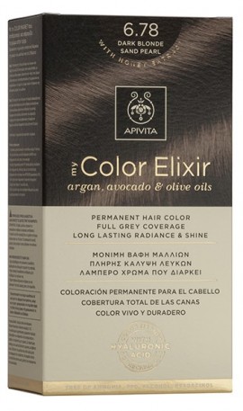 APIVITA My Color Elixir N 6.78 Ξανθό Σούρο Μπεζ Περλέ, 125ml