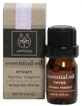APIVITA Βιολογικό Αιθέριο Έλαιο με Θυμάρι, 5ml