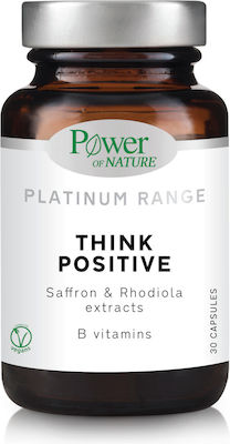 POWER HEALTH Platinum Range Think Positive Συμπλήρωμα για το Άγχος 30 κάψουλες