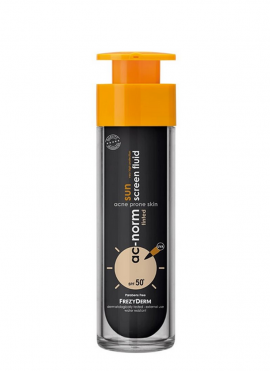 Frezyderm Ac-norm Sun screen fluid tinted  SPF50+ Αντηλιακό με χρώμα, 50ml