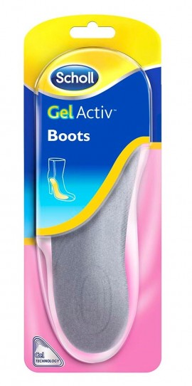 SCHOLL Gel Activ Insoles Boots Γυναικείοι πάτοι για Μπότες & Μποτάκια, 2 τμχ