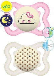 MAM Supreme night Ορθοδοντικές Πιπίλες Σιλικόνης 2-6m  2τμχ SKU 148S