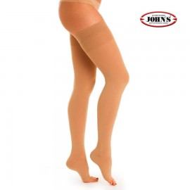 JOHNS  Κάλτσες Φλεβίτιδος Ριζομηρίου  Class I 25-30mmHg Beige  SIZE  3 SKU 214586