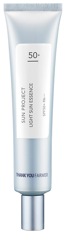 THANK YOU FARMER  Sun Project Light Sun Essence SPF50+ PA  Αντηλιακό Προσώπου για Λιπαρές & Μικτές Επιδερμίδες, 40ml