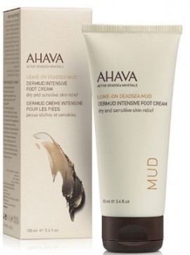 AHAVA Dead Sea Mud Dermud Intensive Foot Cream, Πλούσια Κρέμα Ποδιών, 100ml SKU 150205