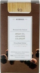 Korres Argan Oil Advanced Colorant  N 9.0 Ξανθό Πολύ Ανοιχτό 50ml