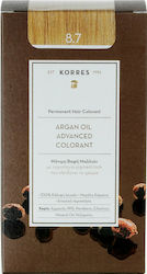 Korres Argan Oil Advanced Colorant N 8.7 Καραμέλα 50ml