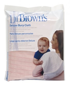 Dr.Browns Deluxe Burp Cloth Προστατευτικό πανί ώμου Ροζ 1 τμχ SKU 915