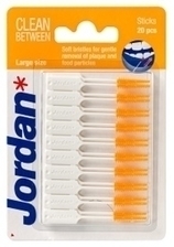 Jordan  CLEAN BETWEEN Sticks Large Μεσοδόντια Βουρτσάκια πολύ Μαλακά 20τμχ
