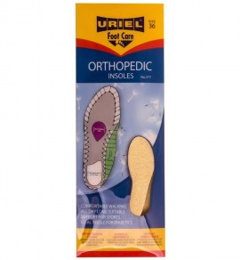 URIEL Orthopedic insoles , Ανατομικός Πάτος Κατάλληλος για Διαβητικό Πόδι Λευκο SCU 377