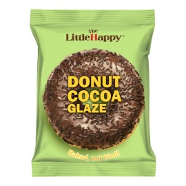 Τhe Little Happy Donut Cocoa Glaze Ατομικό Γλυκό Σνακ, 50g