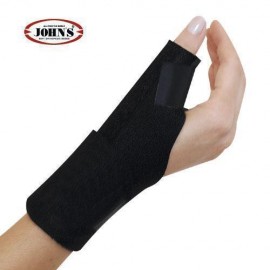 JOΗΝS Wrist Support Spika Wrap Around  Στήριξη καρπού και αντίχειρα με μπανέλα One size  Μαύρο SKU  120217