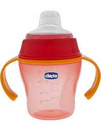 CHICCO Soft Cup Μαλακό κύπελλο 6+m  200ml Πορτοκαλι SKU 68237-00