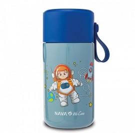 Nava We Care Θερμός Ανοξείδωτο Δοχείο Φαγητού Μπλε 600ml