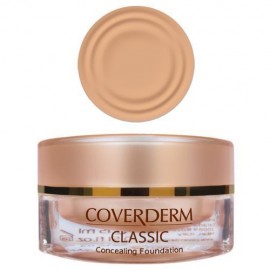 Coverderm Classic Concealing Foundation No3, Make-Up που Καλύπτει Τέλεια και Φυσικά Έντονες Δυσχρωμίες με SPF30, 15ml
