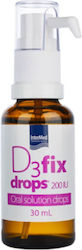Intermed D3 Fix Drops 200iu Σταγονες με γευση βανιλια 30ml