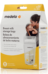 Medela Breast Milk Storage Bags Σακουλάκια Φύλαξης Μητρικού Γάλακτος, 25 τμχ SKU 008.0404