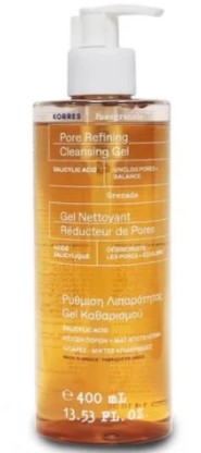 Korres Pomegranate Pore Refining Cleansing Gel Τζελ Καθαρισμού με Ρόδι 400ml