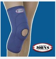 JOHN’S Walkers Knee Support  Επιγονατίδα με Τρύπα +Ενίσχυση + Πελότα  Neoprene Μπλε SKU 120132