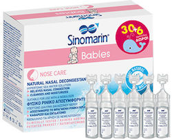 SINOMARIN Babies  Nose Care  Αμπούλες  για την αποσυμφόρηση 30+6 τεμαχια