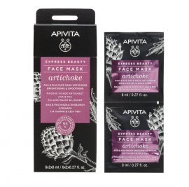 APIVITA  Express Beauty New Face Mask Artichoke 2x8ml 2 τμχ