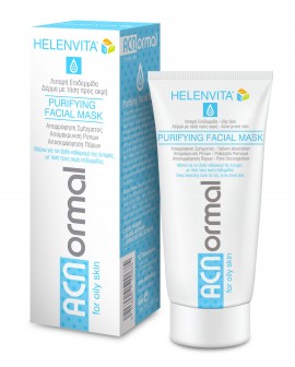 HELENVITA ACNormal Purifying Facial Mask ,Μασκα για βαθυ καθαρισμο για λιπαρη επιδερμιδα με ταση προς ακμη  75ml