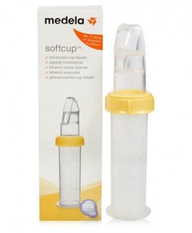 Medela  SoftCup Advanced Cup Feeder Μπιμπερό 80ml Ειδική Συσκευή Σίτισης για βρέφη με λαγώχειλο, λυκόστομα η νευρολογικές διαταραχές.SKU 800.0400