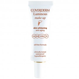 Coverderm  Luminous Make Up Anti-Aging SPF50+ Νο1 Λευκαντικό Make Up, 30ml