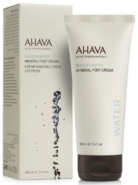 AHAVA Dead Sea Water Mineral Foot Cream, Βελούδινη Κρέμα Ποδιών, 100ml SKU 150137