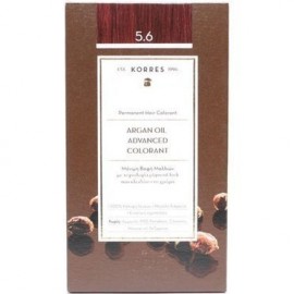 Korres Argan Oil Advanced Colorant N 5.6 Καστανό Ανοιχτό Κόκκινο 50 ml