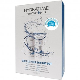 SYNCHROLINE Set Hydratime Plus Remover 200ml & Hydratime Plus 50ml Απαλό Gel Καθαρισμού, Σετ με κρέμα ενυδάτωσης προσώπου & λαιμού για ξηρές επιδερμίδες
