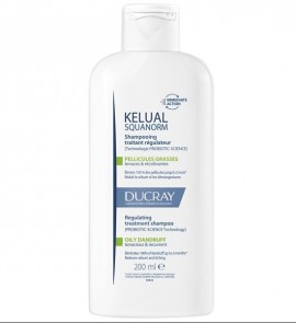 Ducray Kelual Squanorm Oily Dandruff Ρυθμιστικό Σαμπουάν Θεραπείας για Λιπαρή Πιτυρίδα, 200ml