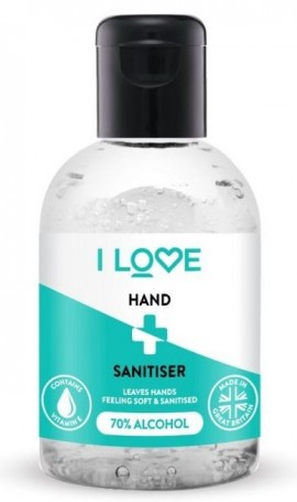 I LOVE Hand Sanitiser Αντισηπτικό Χεριών  70% ALCOHOL 100ml