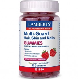 Lamberts Multi Guard Hair,Skin and Nails (Ζελεδάκια χωρίς ζάχαρη), 60gummies