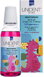 Intermed Kids Mouthwash  100 ppm φθοριο 12+m , Στοματικό Διάλυμα   με Γεύση Τσιχλόφουσκα 250ml