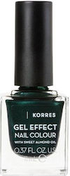 Korres Gel Effect Velvet Βερνίκι Νυχιών Μακράς Διαρκείας Velvet Green N 89 11ml