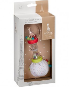 Sophie La Girafe Σόφι Μαλακή Κουδουνίστρα Μαράκα, S010168, 1τμχ