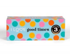 I LOVE  Good Times Bath Bombs, Αρωματικες Μπαλες μπανιου 3x150g