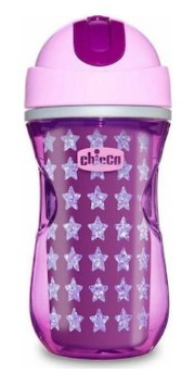 CHICCO Sports Cup Κύπελλο με Καλαμάκι Σιλικόνης και Σύστημα Κλεισίματος Flip  14m+ 266ml  SKU 06991-10