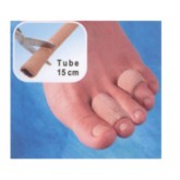 URIEL Foot Care Silicone Lining Διαχωριστικό Δαχτύλων (Σωλήνας) Με Σιλικόνη  One size SCU 3655