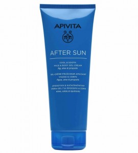 APIVITA After Sun Δροσιστική & Καταπραϋντική Κρέμα-Gel για Πρόσωπο & Σώμα - Σύκο, Αλόη & Πρόπολη (200ml)