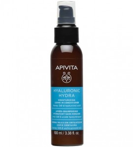 Apivita Hyaluronic Hydra Leave In Conditioner Κρέμα Μαλλιών Ενυδάτωσης Χωρίς Ξέβγαλμα, 100ml