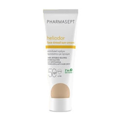 PHARMASEPT Heliodor face tinted sun cream Αντηλιακή Κρέμα Προσώπου SPF50 με Χρώμα 50ml