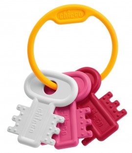 CHICCO Χρωματιστά Κλειδιά  Ιδανικά για Μασητικό   3 - 18 m 1τμχ SKU 63216-10